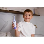 Innogio Gio Cat Violet - Brosse à dents sonique pour enfants avec tête de brosse lumineuse