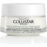 Collistar Pure Actives - Anti-acne crème met salicylzuur en niacinamide, 50 ml