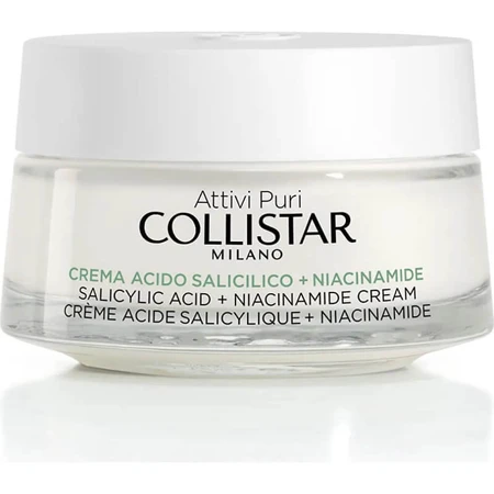 Collistar Pure Actives - Crema antiimperfecciones con ácido salicílico y niacinamida, 50 ml