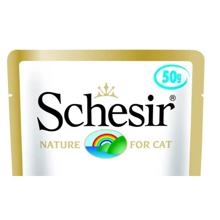 Schesir Tonnetto met zeebaars in gelei – Compleet kattenvoer, 50 g