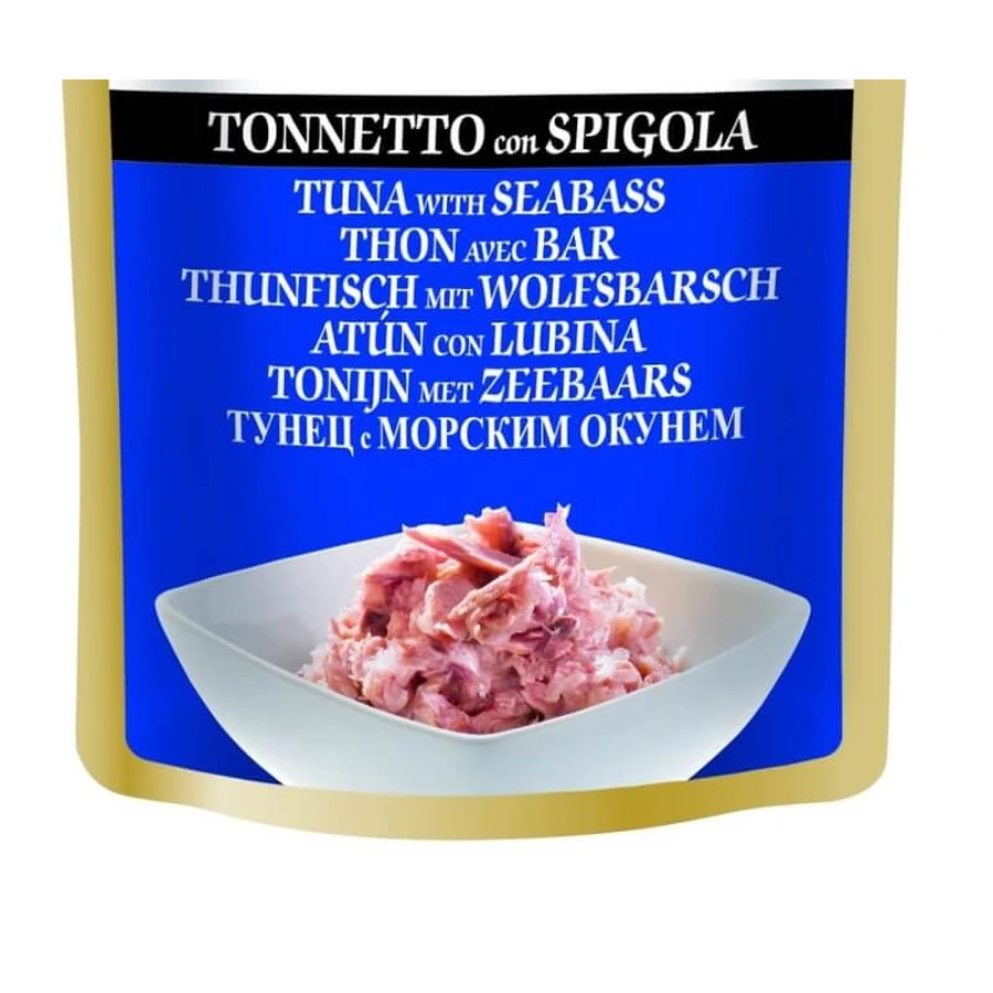 Schesir Tonnetto met zeebaars in gelei – Compleet kattenvoer, 50 g