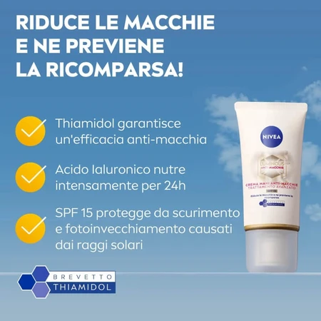 Nivea Luminous 630 Anti-Manchas - Crema de manos anti-manchas con SPF 15, tratamiento avanzado, 50 ml
