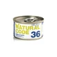 Natural Code 36 Weichgelee mit Thunfisch und grünem Tee – Ergänzungsfuttermittel für ausgewachsene Katzen, 85 g
