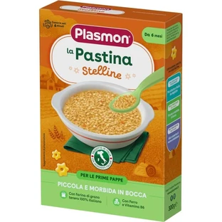 Plasmon Star-Shaped Pasta - Baby Food 300 g (damaged packaging)