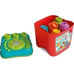 Clementoni Soft Clemmy 17807 - Touch & Play Sensory Bucket - Building Set