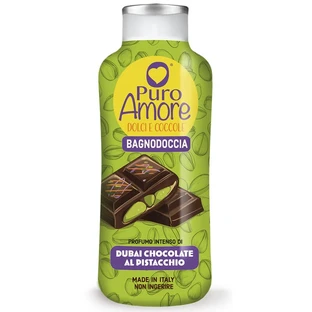 Puro Amore Dubai, chocolate con pistacho - Gel de baño, 650 ml