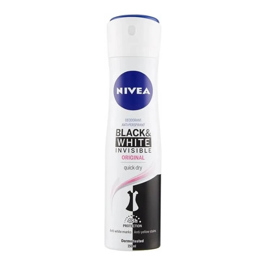 Nivea Invisible Black &amp; White Original – Deodorant-Spray 150 ml