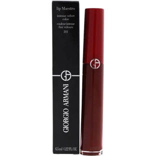 Giorgio Armani Lip Maestro - Rouge à lèvres liquide mat velouté n° 201 Dark Velvet