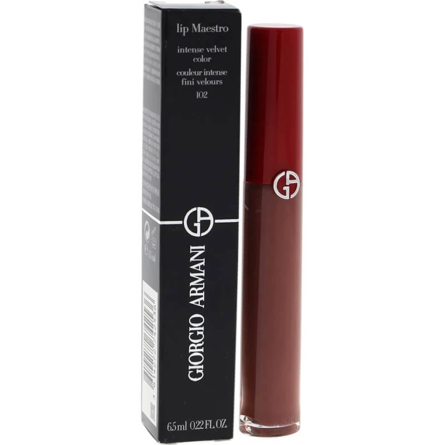 Giorgio Armani Lip Maestro - Rouge à lèvres liquide mat velouté n° 201 Dark Velvet