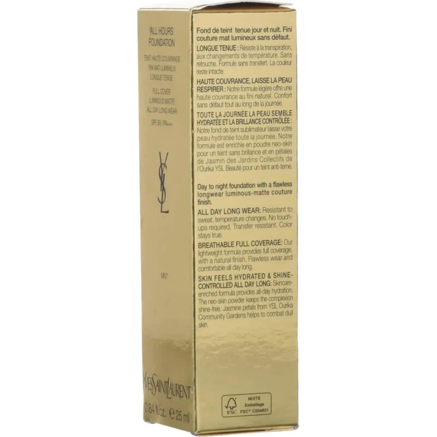 Yves Saint Laurent All Hours - Base de maquillaje líquida - N.º MN7