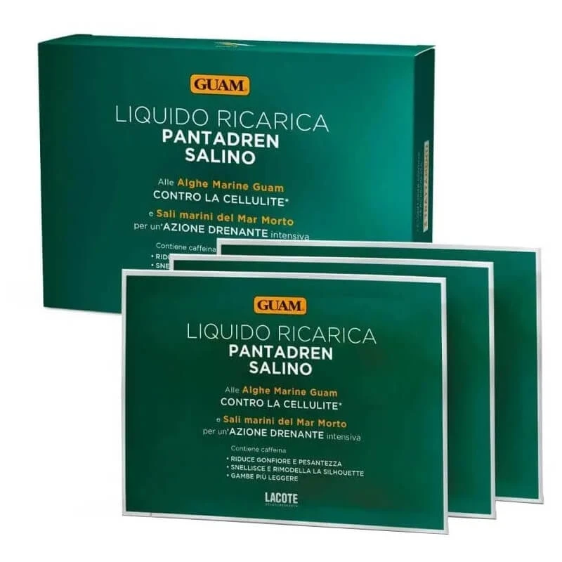 Guam Pantadren Salino - 3 x 100 ml sachets of intensive drainage…