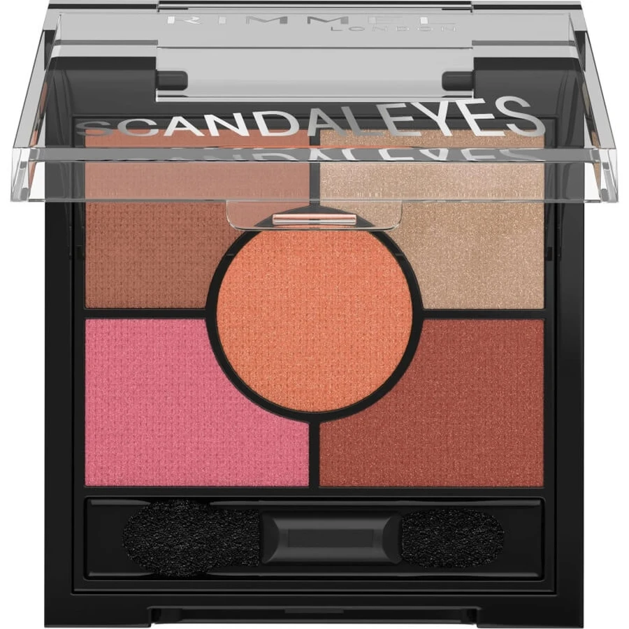 Rimmel ScandalEyes 5-Farben-Lidschattenpalette Nr. 04 Burgundy Pink