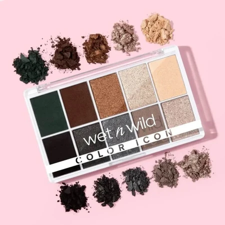 Wet n Wild Color Icon 10-Farben-Lidschattenpalette – Lidschatten Nr. 4076e „Lights Off“
