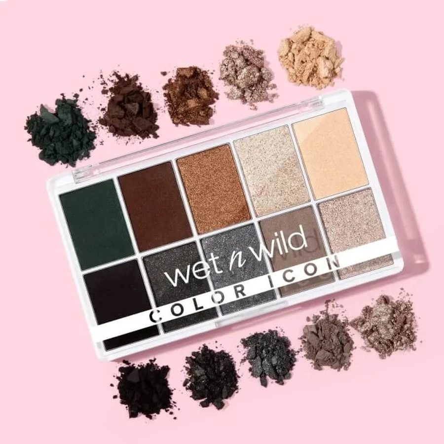 Wet n Wild Color Icon 10-Farben-Lidschattenpalette – Lidschatten Nr. 4076e „Lights Off“