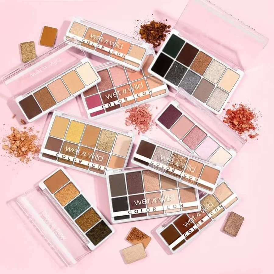Wet n Wild Color Icon 10-Farben-Lidschattenpalette – Lidschatten Nr. 4076e „Lights Off“