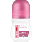 Borotalco Seta, cu parfum de talc și flori de trandafir – deodorant roll-on cu eficacitate de 48 de ore, 50 ml