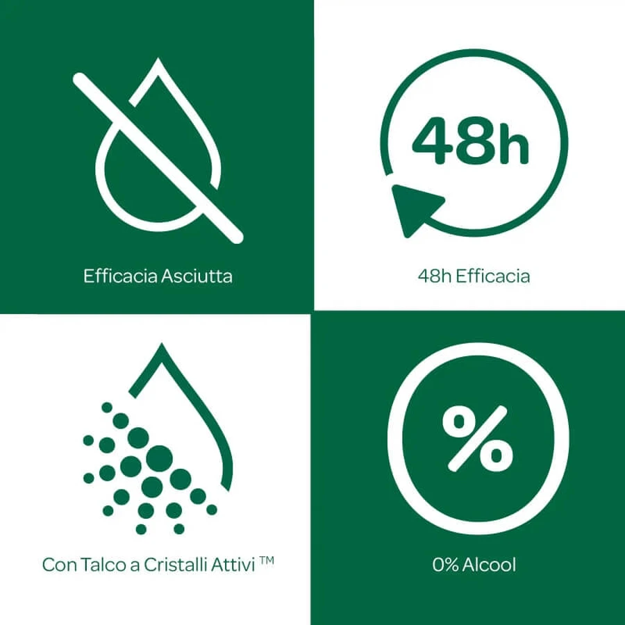 Borotalco Seta, cu parfum de talc și flori de trandafir – deodorant roll-on cu eficacitate de 48 de ore, 50 ml
