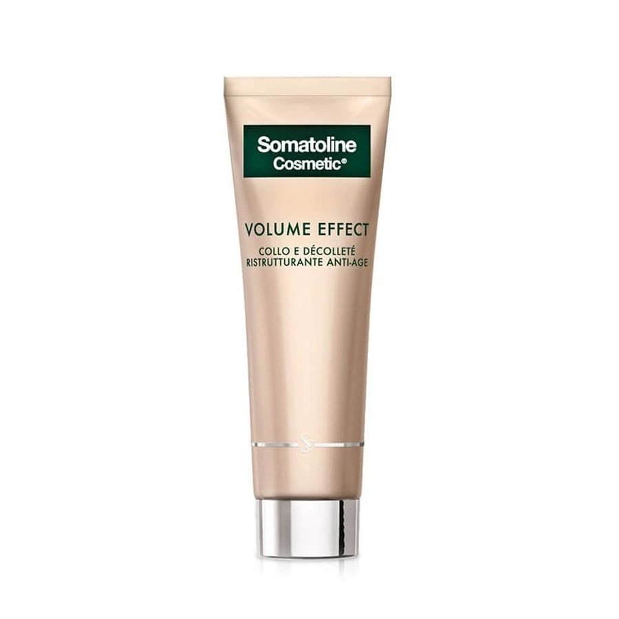 Somatoline Volume Effect - Crema reparadora antienvejecimiento para el cuello y el escote, 50 ml (envase abollado)
