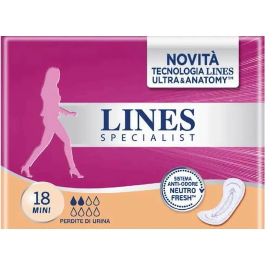 Lines Specialist Lady Mini - 18 pads for light incontinence
