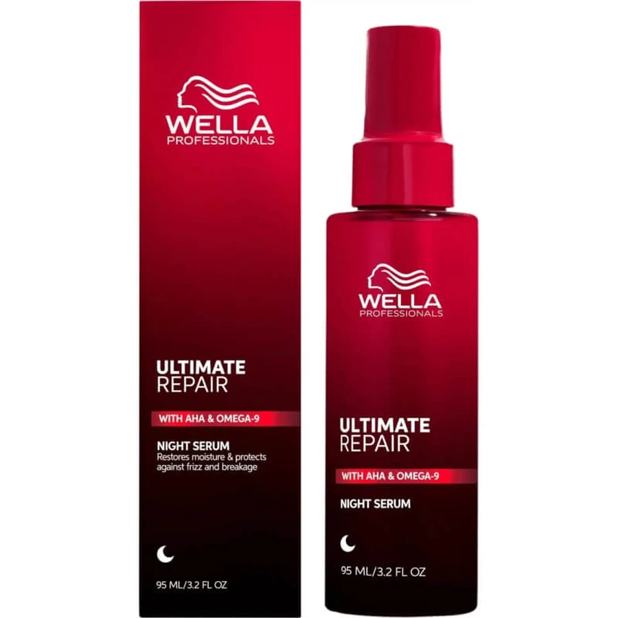 Wella Ultimate Repair Night Serum - Sérum de nuit pour cheveux abîmés, 95 ml