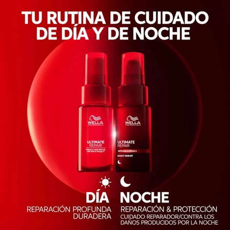 Wella Ultimate Repair Night Serum - Sérum de nuit pour cheveux abîmés, 95 ml