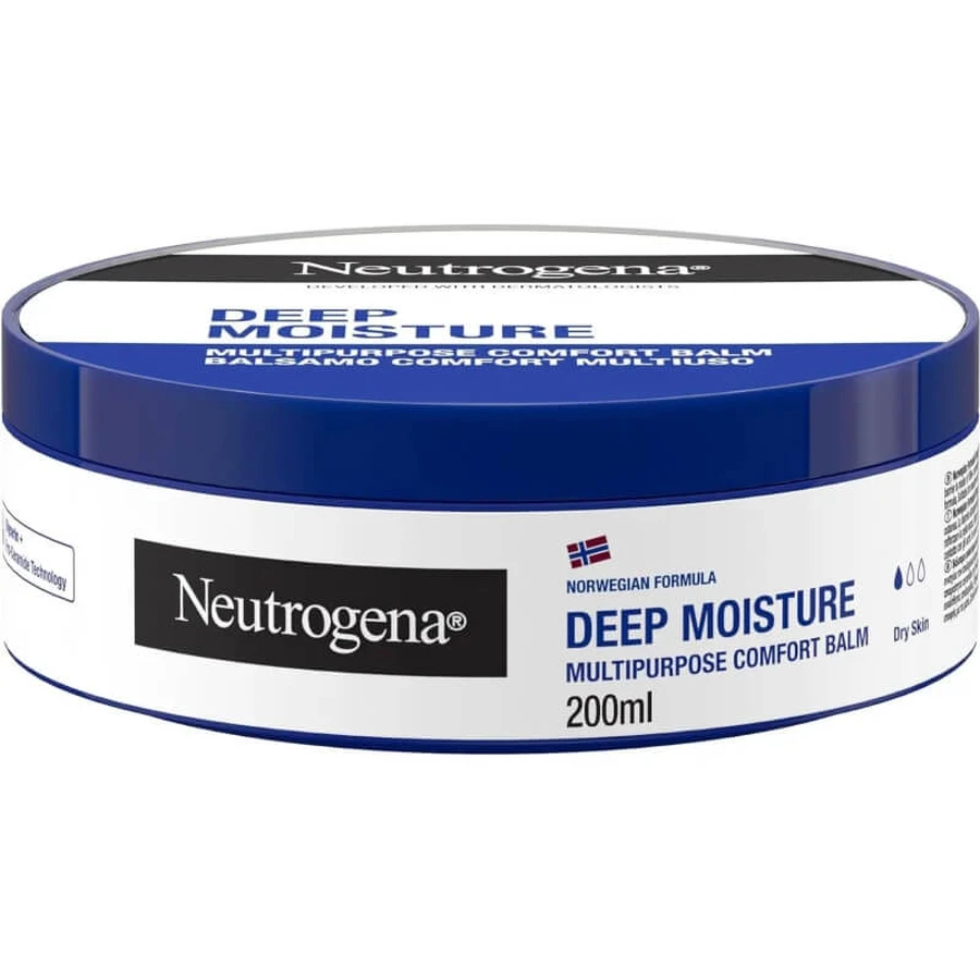 Neutrogena Deep Moisture - Acondicionador multiusos reconfortante, 200 ml