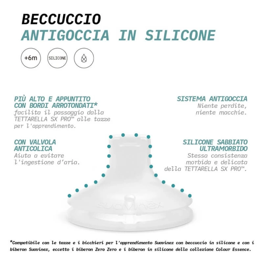 Sucette en silicone Suavinex, à partir de 6 mois