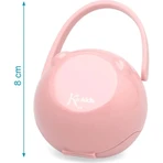 Kiokids Schnullerhalter mit Clip 0m+ – Rosa