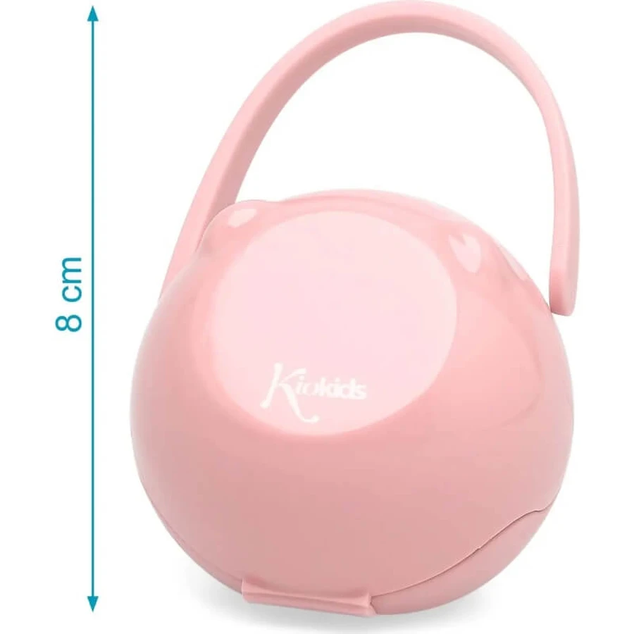 Kiokids Schnullerhalter mit Clip 0m+ – Rosa