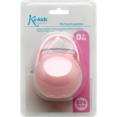 Kiokids Schnullerhalter mit Clip 0m+ – Rosa