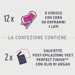 Veet Expert - 12 bandas depilatorias faciales para piel normal