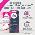 Veet Expert - 12 bandas depilatorias faciales para piel normal