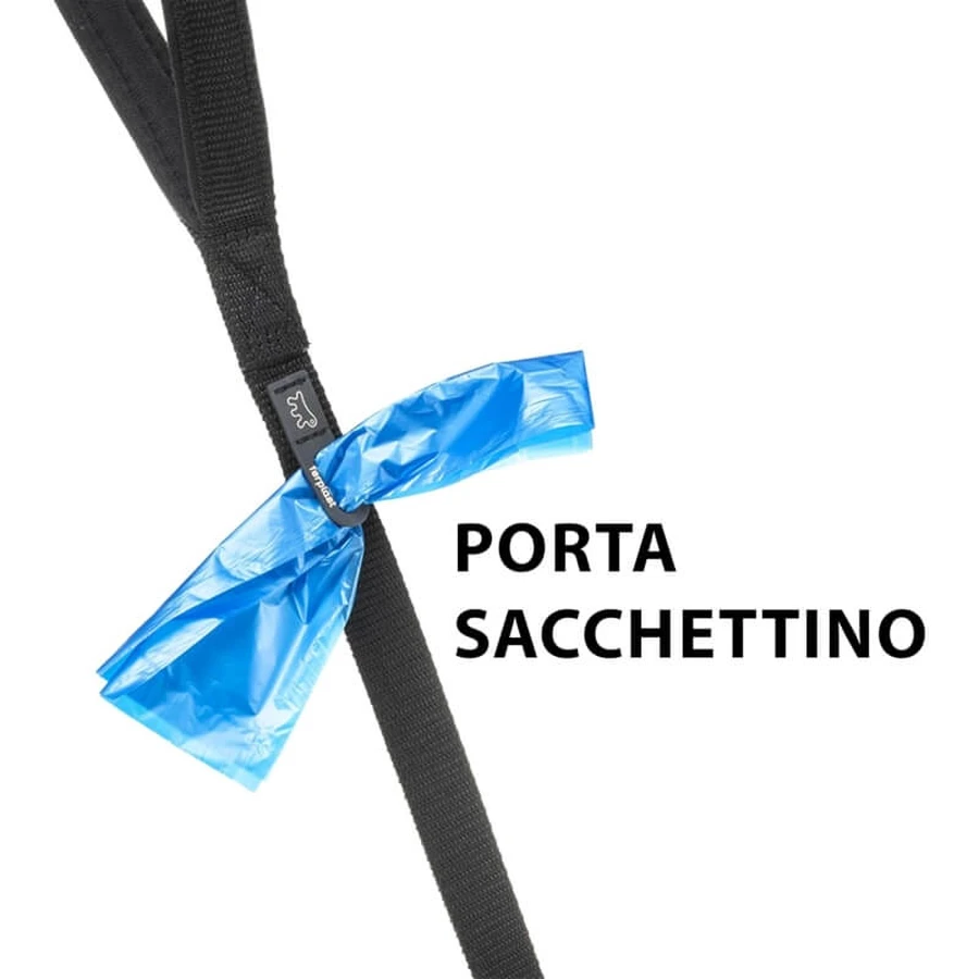 Ferplast Daytona gm25-45 – lesă cu mâner ergonomic, negru