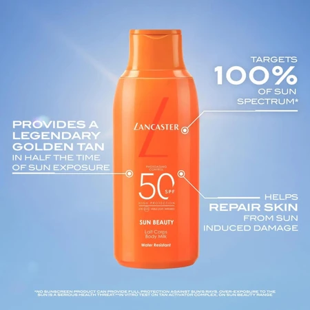 Lancaster Sun Beauty Body Milk SPF 50 - Zonnebrandlotion voor het lichaam met hoge beschermingsfactor 175 ml