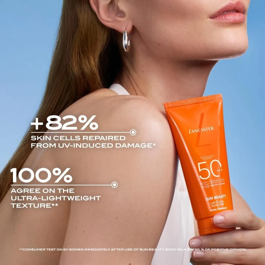 Lancaster Sun Beauty Body Milk SPF 50 - Zonnebrandlotion voor het lichaam met hoge beschermingsfactor 175 ml