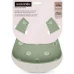 Suavinex Selection Color Essence 4m+ - 2 siliconen slabbetjes - Groen