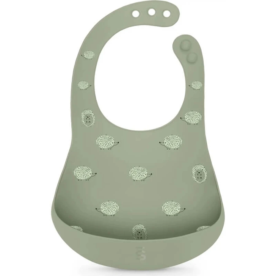 Suavinex Selection Color Essence 4m+ - 2 siliconen slabbetjes - Groen