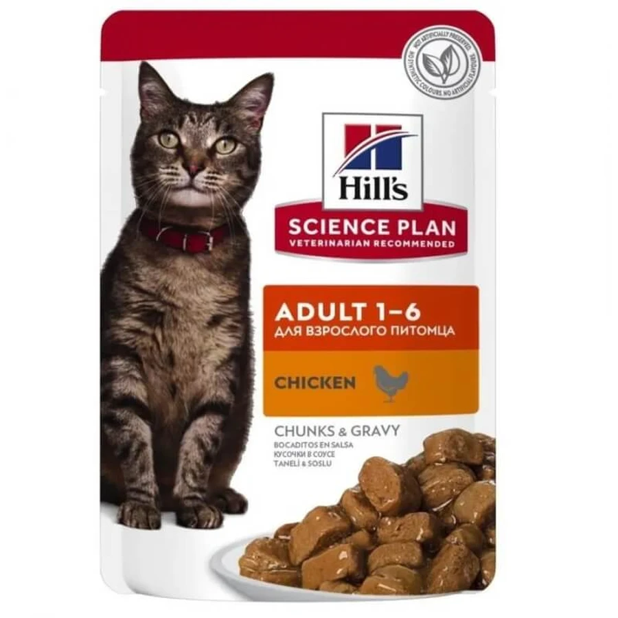 Hill's Adult 1-6 - Wet Cat Food with Chicken, 85 g