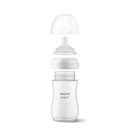 Avent Natural Response - First Feeding Set: 2 Bottles + 2 Pacifiers, 0-6m
