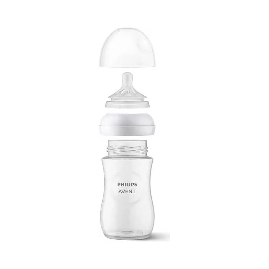 Avent Natural Response - First Feeding Set: 2 Bottles + 2 Pacifiers, 0-6m