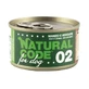 Natural Code For Dog 02 Bœuf et légumes - Aliment complet pour chiens adultes, 90 g
