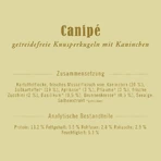Terra Canis Canipé - Dog Snacks with Rabbit, Vegetables, and Apricot, 200 g