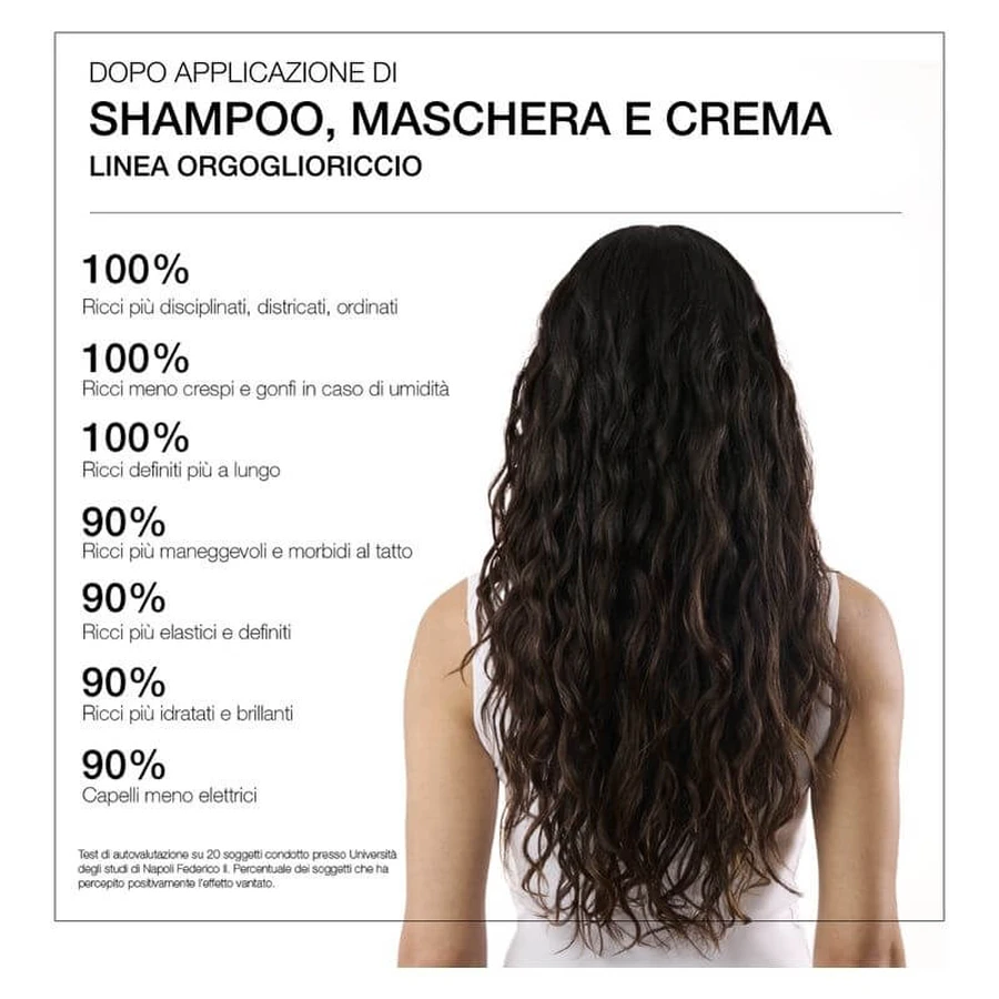 Diego dalla Palma Pride in Curls - Shampooing hydratant et redonnant de l'élasticité pour des boucles bien définies et sans frisottis, 250 ml