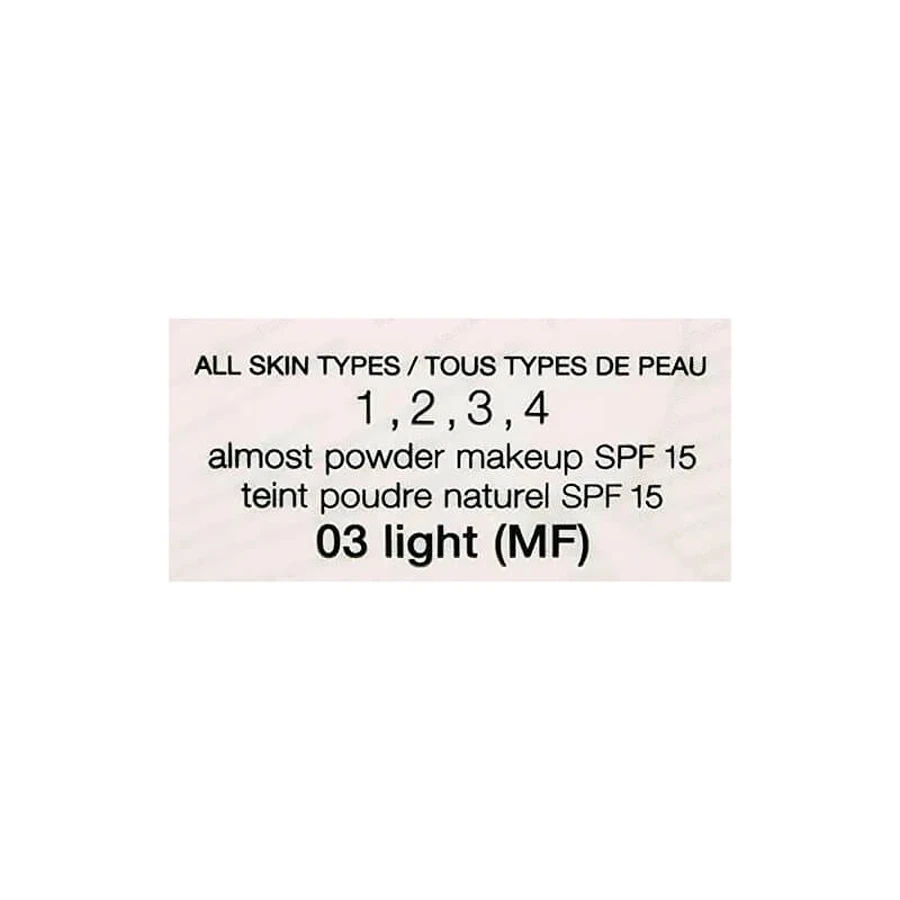 Clinique Almost Powder Makeup SPF 15 - Base de maquillaje en polvos compactos - N.º 03 Light