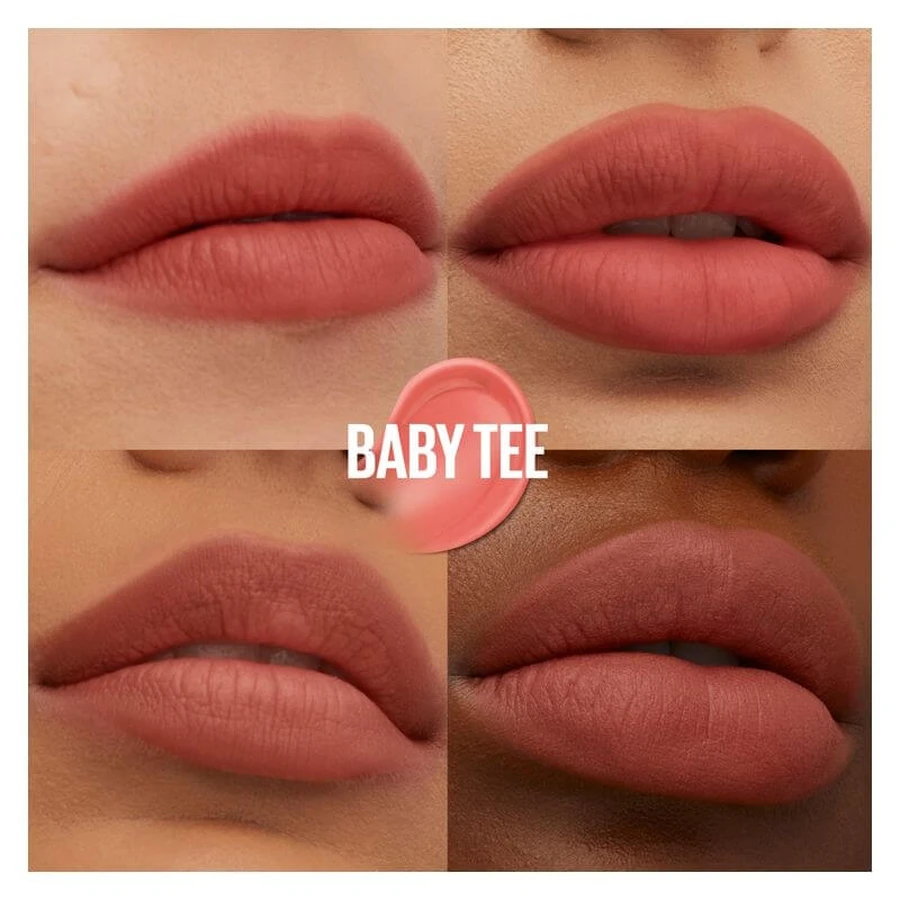 Maybelline Super Stay Teddy Tint – ruj lichid nr. 25 Baby Tee