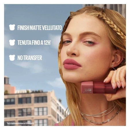 Maybelline Super Stay Teddy Tint – ruj lichid nr. 25 Baby Tee