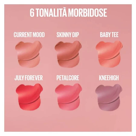 Maybelline Super Stay Teddy Tint – ruj lichid nr. 25 Baby Tee