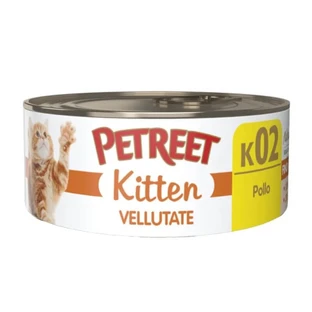 Natua Chicken Velvety Kitten - Aliment complet pour chatons en pleine croissance, 85 g