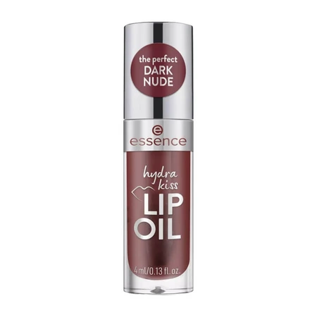 Essence Hydra Kiss Lippenöl – Pflegendes, feuchtigkeitsspendendes Lippenöl Nr. 08 Mocha Glow
