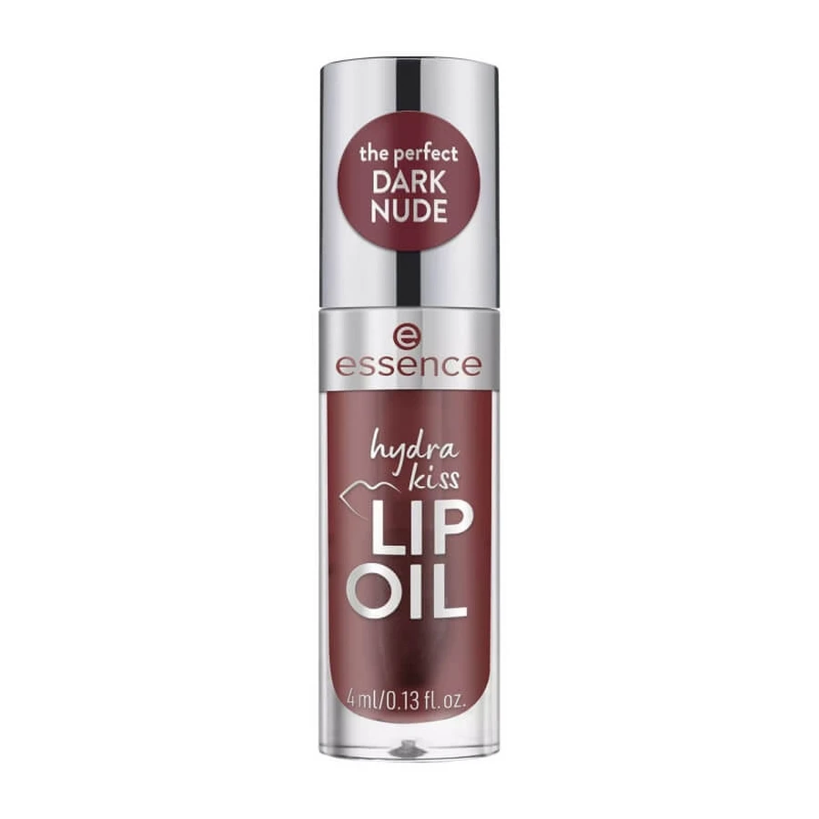Essence Hydra Kiss Lippenöl – Pflegendes, feuchtigkeitsspendendes Lippenöl Nr. 08 Mocha Glow